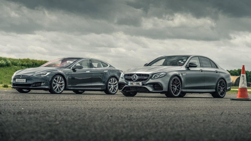 Duel Tesla Model S P100D – Mercedes-AMG E 63 S