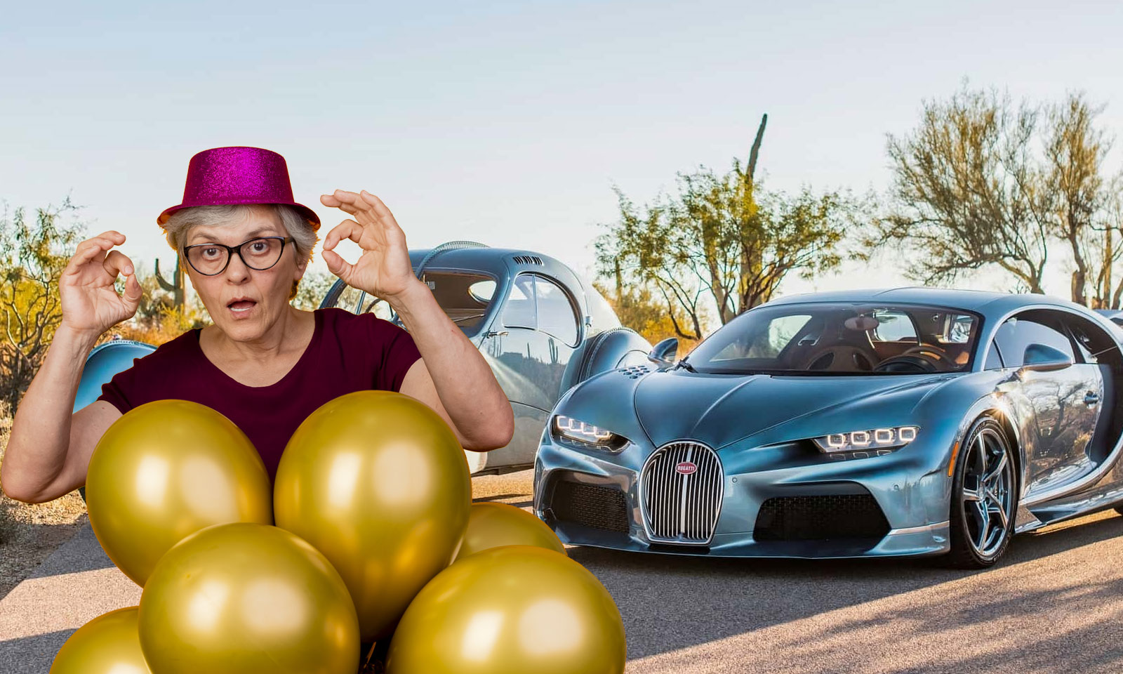 Pour fêter ses 70 ans cette retraitée s'offre une Bugatti Chiron Super Sport de 1600 chevaux