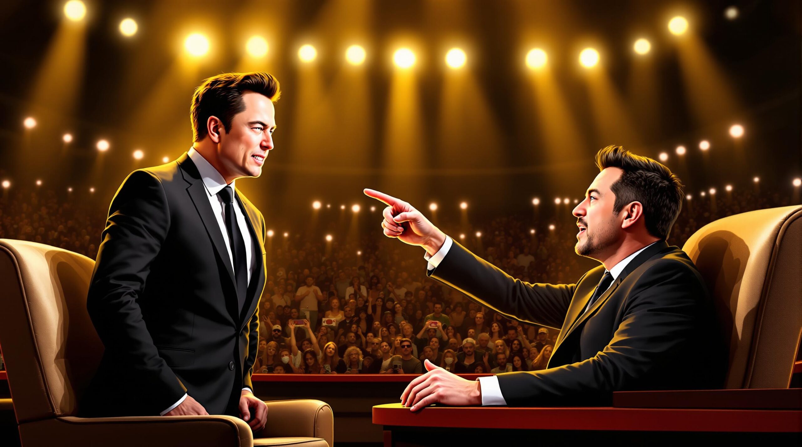 dans une récente apparition, elon musk qualifie jimmy kimmel de 'crétin sans humour' suite à une blague sur les critiques concernant tesla. découvrez les échanges piquants entre les deux célébrités et les réactions du public.