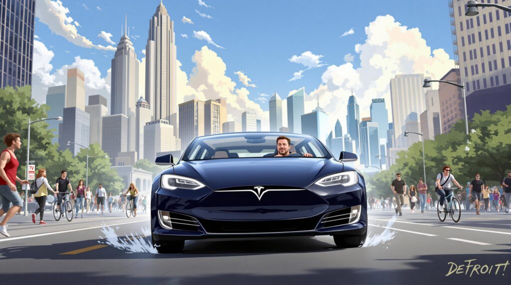 découvrez mon expérience unique de conduite d'une tesla dans la région métropolitaine de detroit. explorez les réactions variées et les impressions que suscite cette marque controversée d'elon musk, entre enthousiasme et scepticisme.