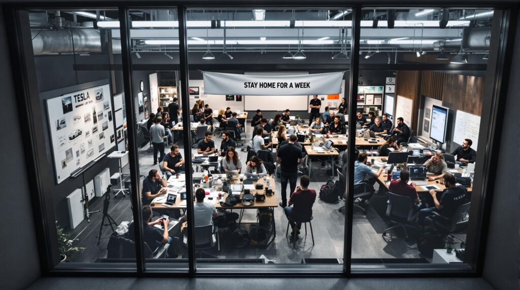 découvrez pourquoi tesla a demandé à ses employés travaillant sur le model y et le cybertruck de rester chez eux pendant une semaine. cette décision pourrait avoir des implications stratégiques pour la production et l'avenir des modèles emblématiques de la marque.