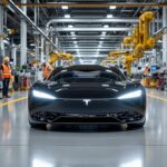 un prototype de tesla a été aperçu à l'usine, suscitant des spéculations sur de nouvelles innovations et futurs modèles. découvrez les détails et les attentes des passionnés d'automobile face à cette apparition intrigante.