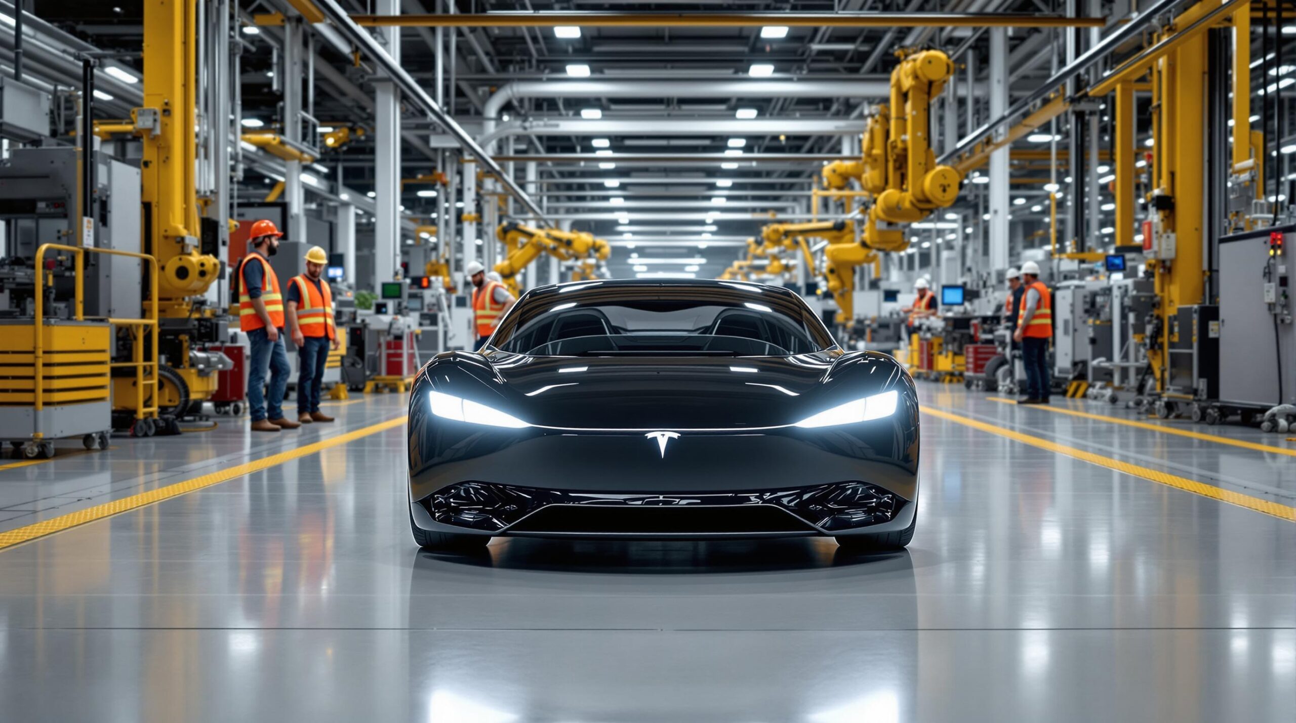 un prototype de tesla a été aperçu à l'usine, suscitant des spéculations sur de nouvelles innovations et futurs modèles. découvrez les détails et les attentes des passionnés d'automobile face à cette apparition intrigante.
