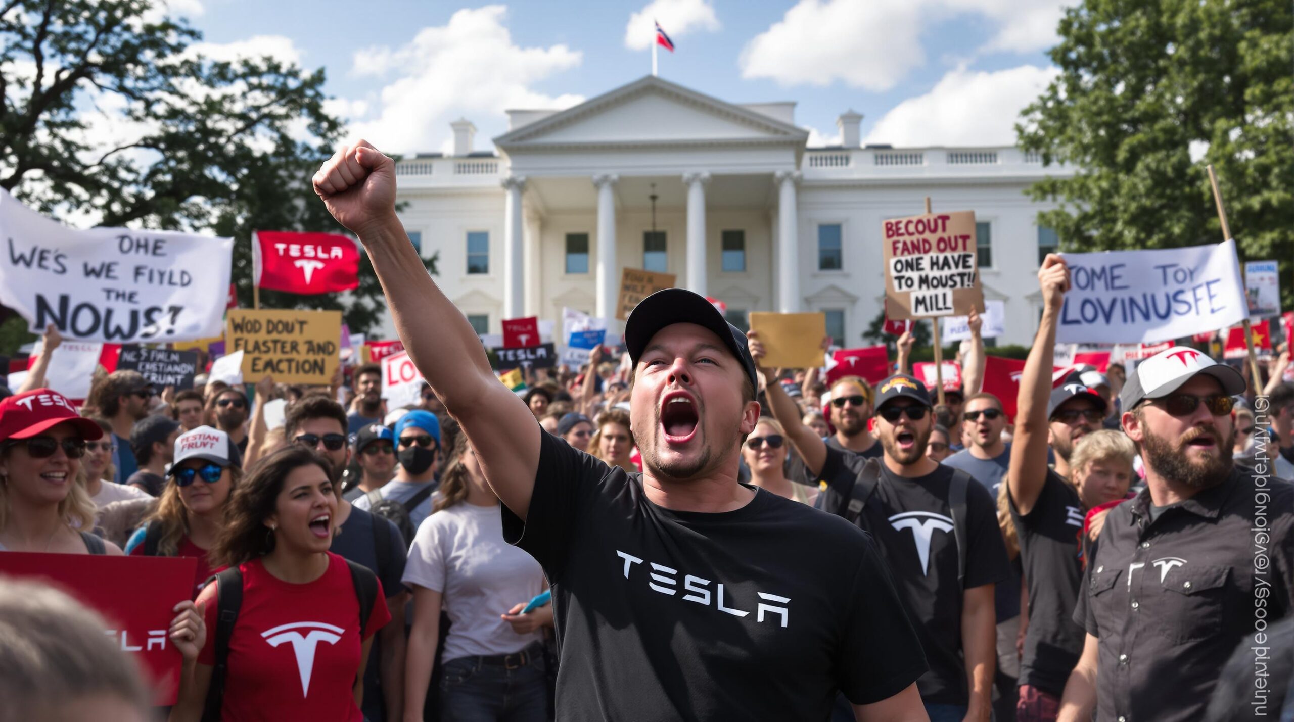 découvrez comment, malgré le départ d'elon musk de la maison blanche, les manifestants de tesla poursuivent leur lutte pour défendre leurs droits et leurs convictions. une mobilisation qui ne faiblit pas et qui témoigne de l'engagement des partisans de tesla.