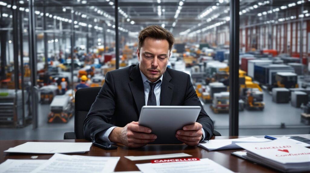 découvrez comment elon musk aurait annulé des commandes de tesla de 25 000 $ avant de démentir ces informations. plongez dans les détails de cette controverse qui soulève des questions sur la transparence et la stratégie de communication du pdg de tesla.