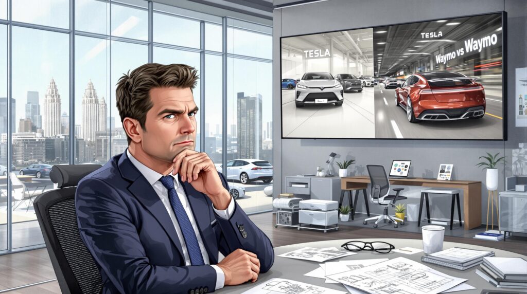 découvrez l'avis de jim farley, le pdg de ford, qui compare les stratégies de conduite autonome de waymo et tesla, soulignant pourquoi il considère que l'approche de waymo est plus pertinente. plongez dans le débat sur l'avenir de la mobilité et les innovations des leaders de l'industrie automobile.