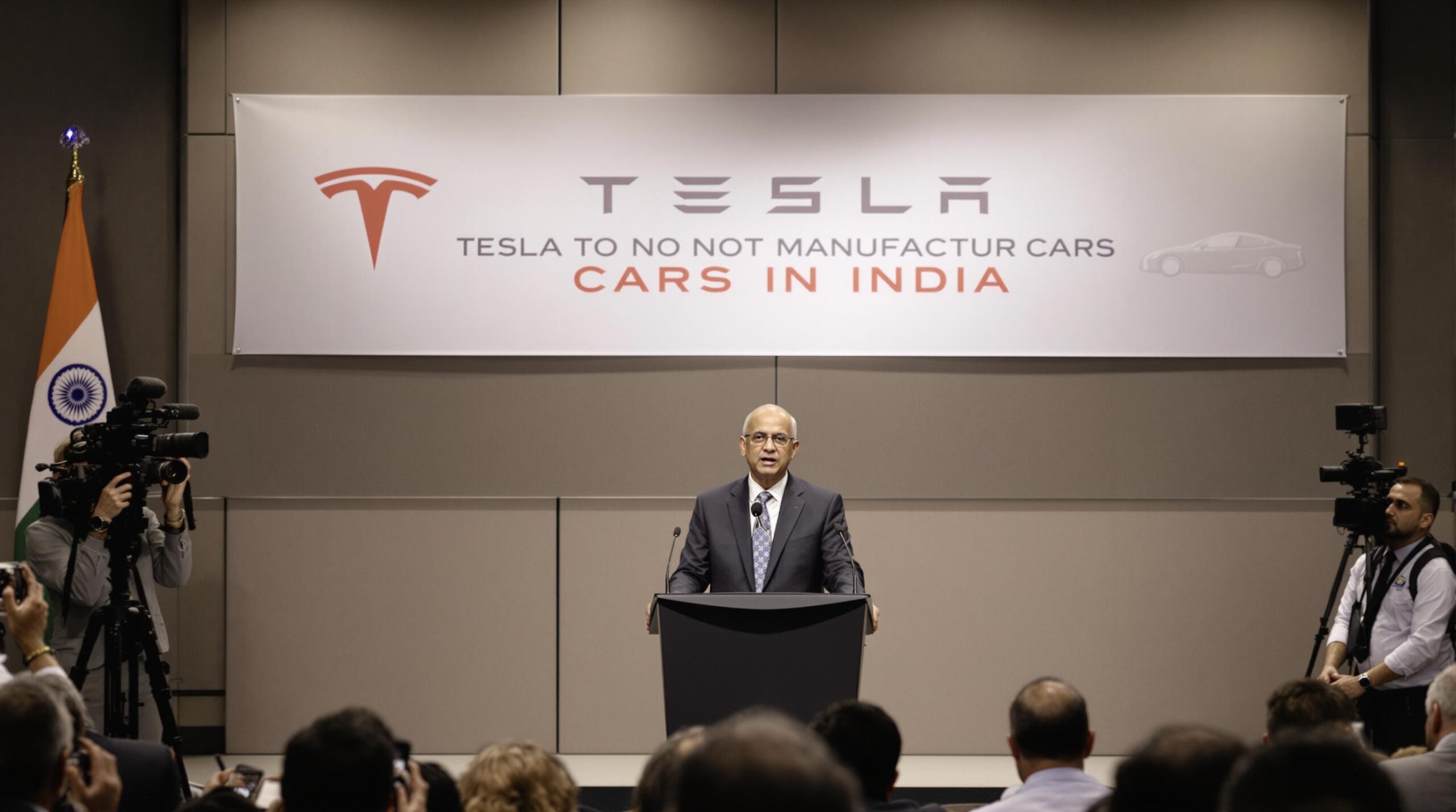 le ministre a annoncé qu'elon musk et tesla n'ont pas l'intention de lancer la production de voitures en inde, soulevant des questions sur l'avenir de l'industrie automobile dans le pays.