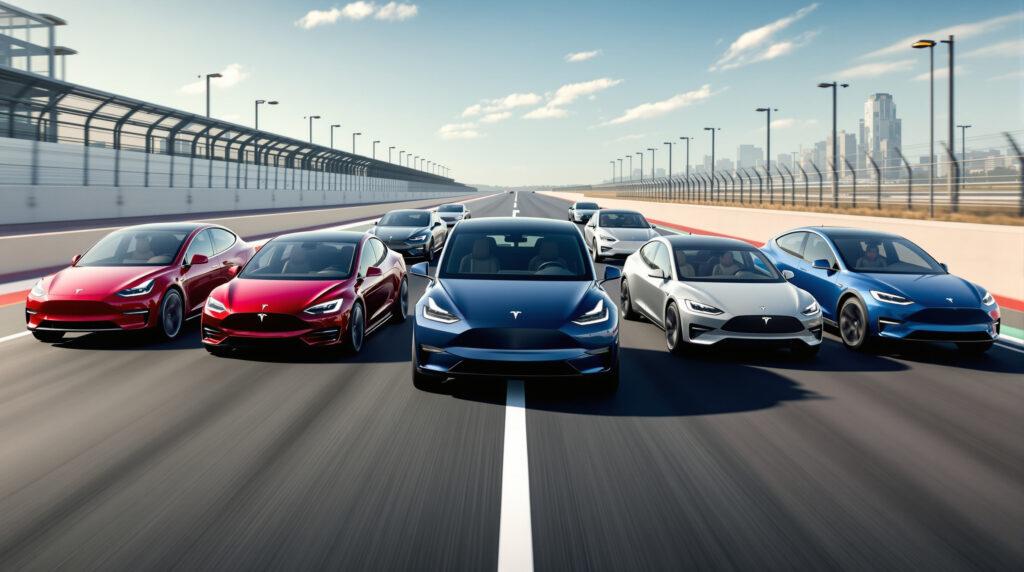 découvrez notre comparatif exclusif des suv électriques ! la nouvelle tesla model y affronte 6 concurrents pour déterminer le meilleur suv électrique. performances, autonomie, prix : un seul modèle sort grand vainqueur de l’épreuve.