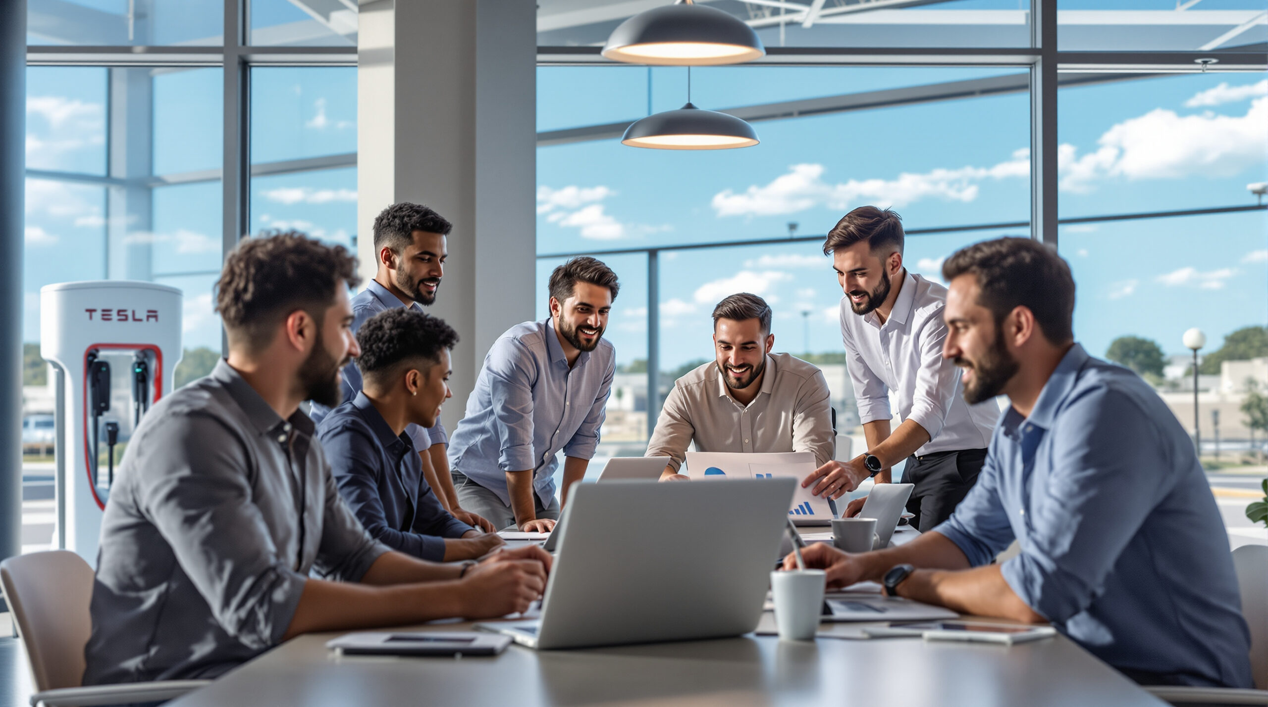 après un licenciement massif orchestré par elon musk, d’anciens employés de tesla se lancent dans une nouvelle aventure en créant une entreprise innovante dédiée à la recharge des véhicules électriques.