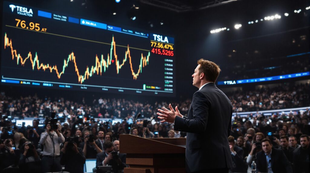 découvrez pourquoi elon musk affirme que les vendeurs à découvert de tesla (tsla) pourraient être 'anéantis', à condition qu'un facteur clé se réalise. analyse et perspectives sur l'avenir de l'action tesla.