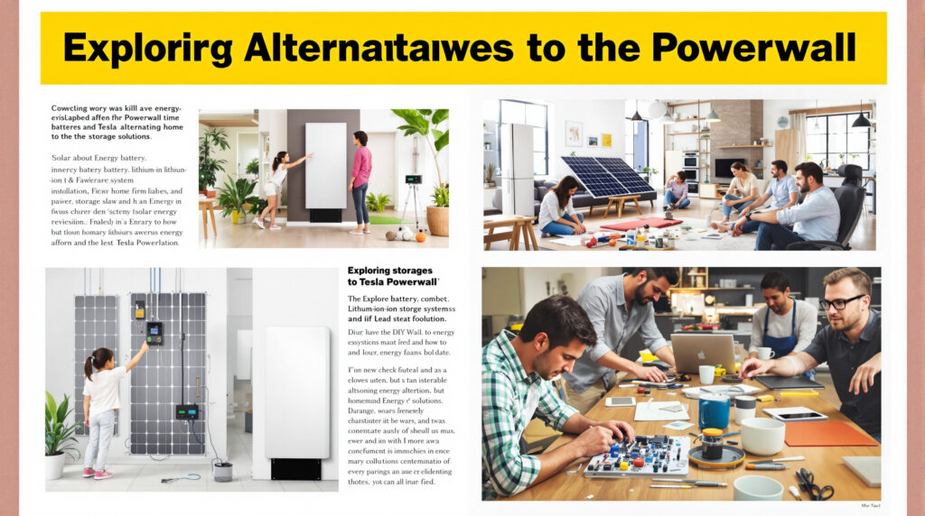découvrez les meilleures alternatives au tesla powerwall pour stocker l'énergie solaire chez vous. comparez les options disponibles, leurs avantages et trouvez la solution idéale pour votre autonomie énergétique.