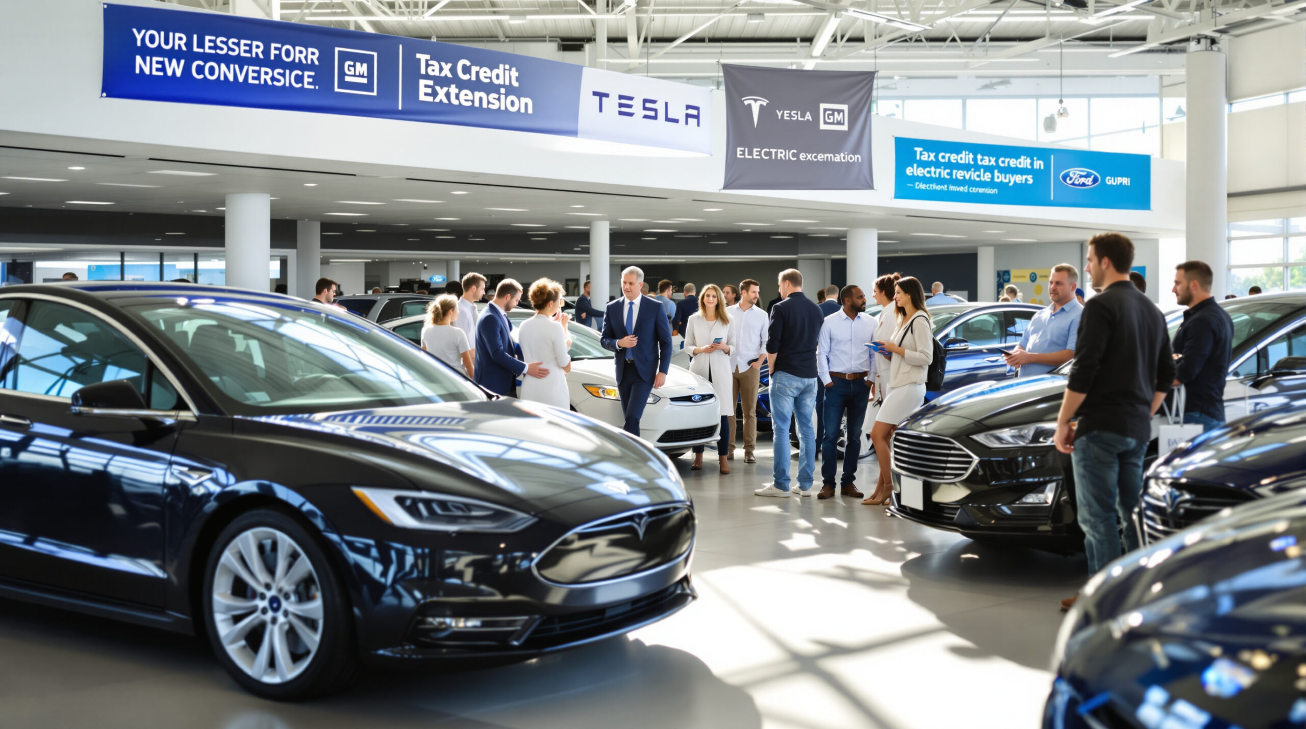 profitez d'un délai prolongé pour bénéficier des crédits d'impôt à l'achat de véhicules électriques chez tesla, gm et ford. découvrez les nouvelles dates limites et maximisez vos avantages fiscaux avant l'expiration des offres gouvernementales.