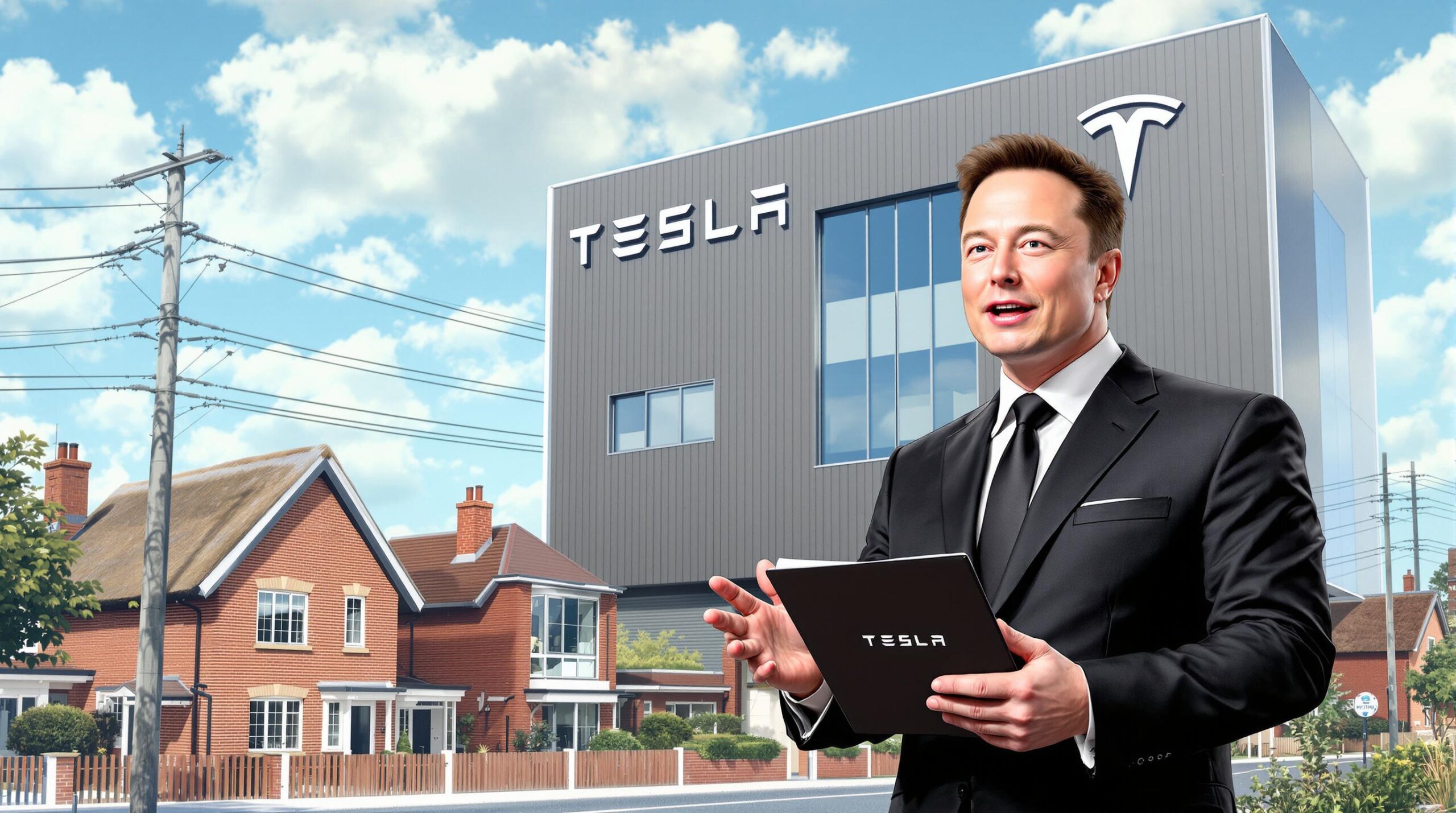 tesla d’elon musk demande une licence pour alimenter les foyers du royaume‑uni en électricité, signe de son arrivée sur le marché de l’énergie.
