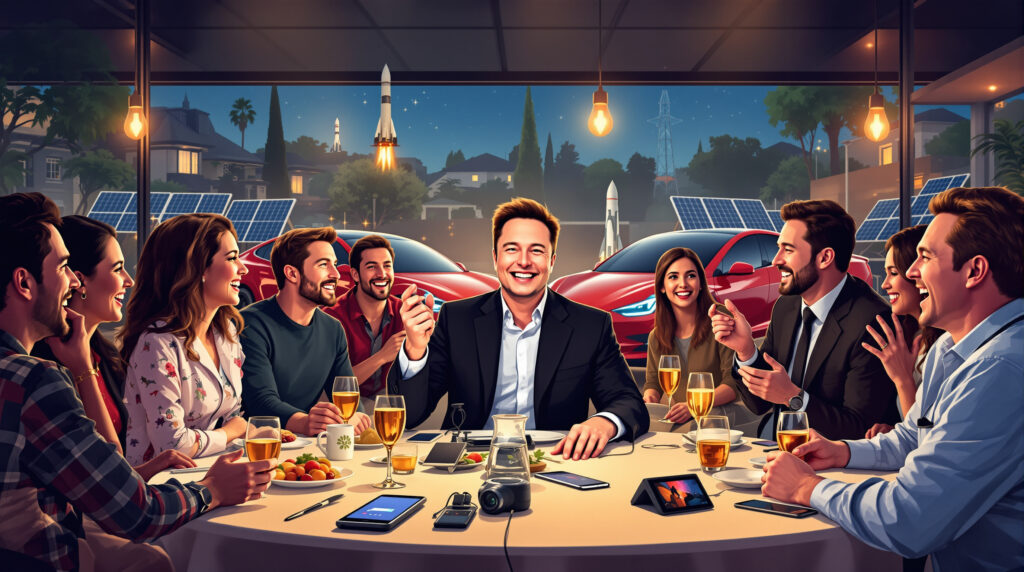 découvrez le diner tesla, le nouveau lieu de rencontre dédié aux passionnés d’elon musk. partagez votre admiration pour l’univers tesla dans une ambiance unique et conviviale !