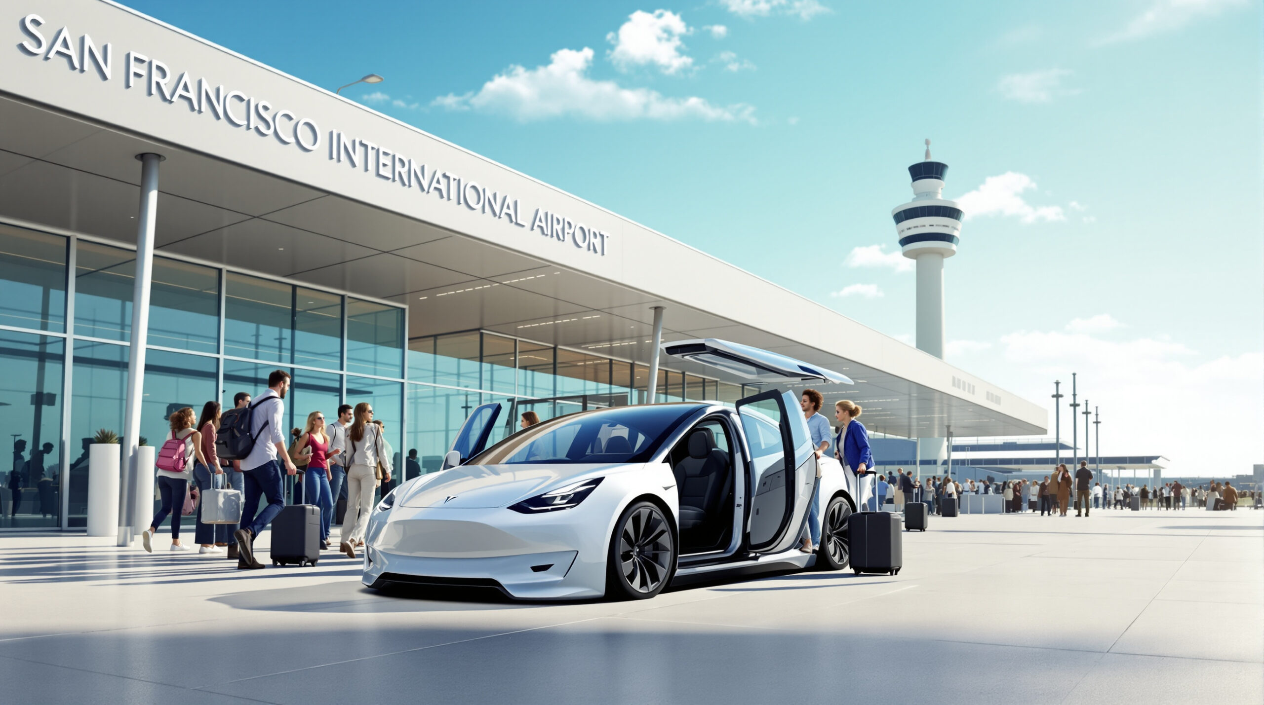 tesla prévoit de lancer un service innovant de covoiturage dans les aéroports de san francisco et san jose, offrant aux voyageurs une alternative écologique et pratique pour leurs déplacements.
