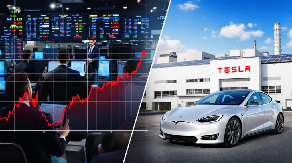 découvrez les deux principales raisons qui expliquent la forte hausse du cours des actions tesla aujourd'hui. analyse des facteurs clés qui influencent la performance du titre en bourse.