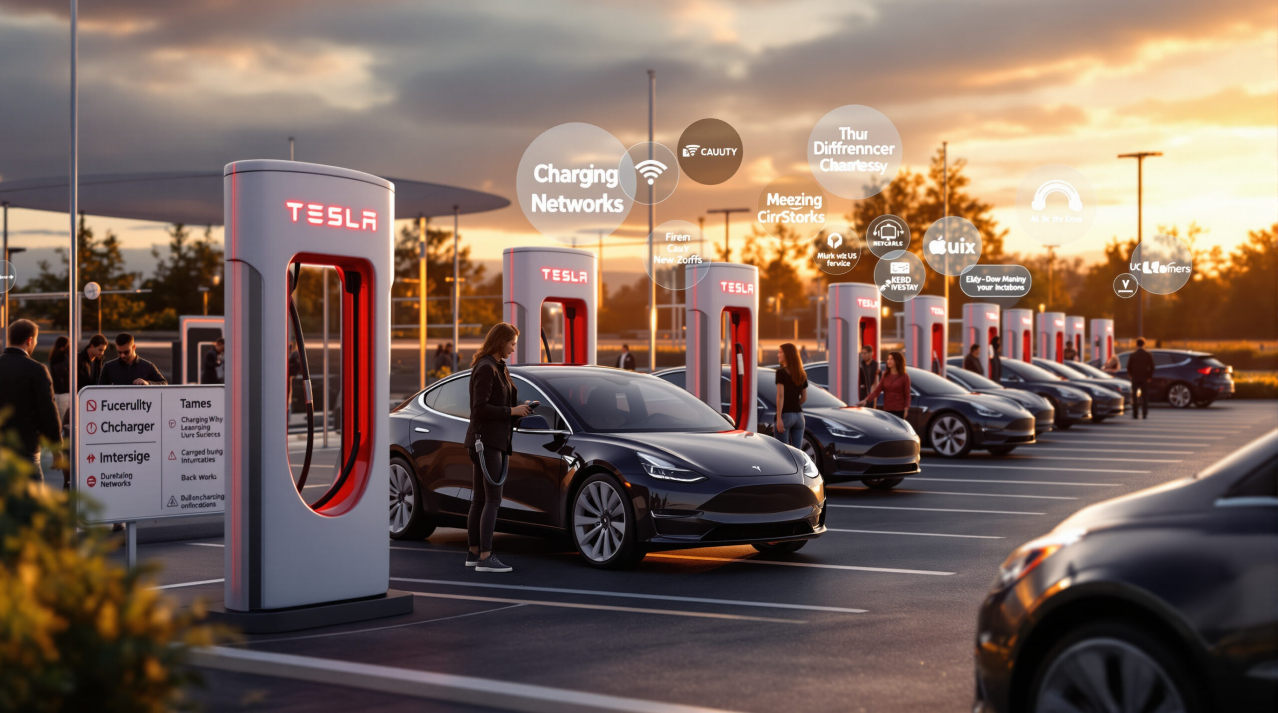 découvrez comment tesla a surpassé ses concurrents en installant plus de stations superchargeurs au troisième trimestre 2024 que les neuf autres réseaux principaux réunis, affirmant ainsi sa position de leader dans l'infrastructure de recharge rapide.