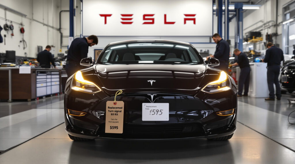 tesla propose des kits de remplacement d'indicateurs de direction aux états-unis pour 595 $, offrant ainsi une solution payante à un problème lié à ses propres choix de conception.
