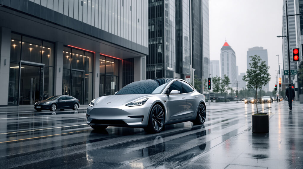 découvrez le model y à trois rangées de tesla en chine, un indicateur des défis actuels auxquels la marque fait face sur le marché.