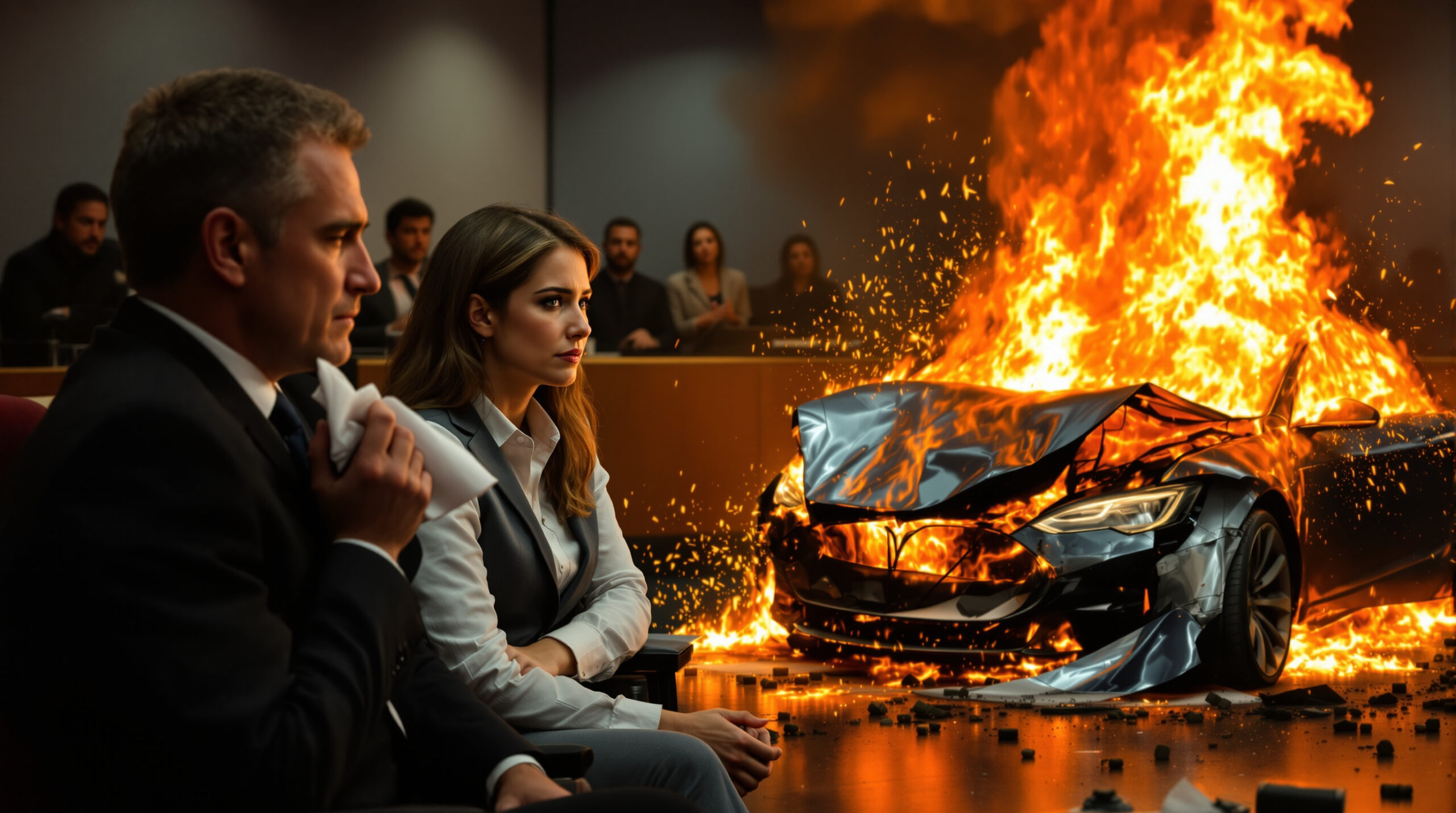 découvrez le procès d'un couple de tacoma victime d'un accident tragique impliquant une tesla qui s'est enflammée à la suite d'une accélération soudaine. analyse des faits et enjeux légaux.
