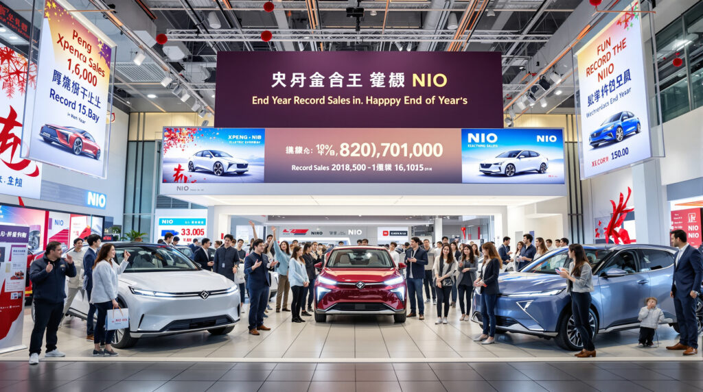 xpeng et nio établissent de nouveaux records de ventes de véhicules électriques en chine, profitant d'une forte demande sur le marché à l'approche de la fin d'année. découvrez les chiffres clés et les perspectives pour ces constructeurs innovants.