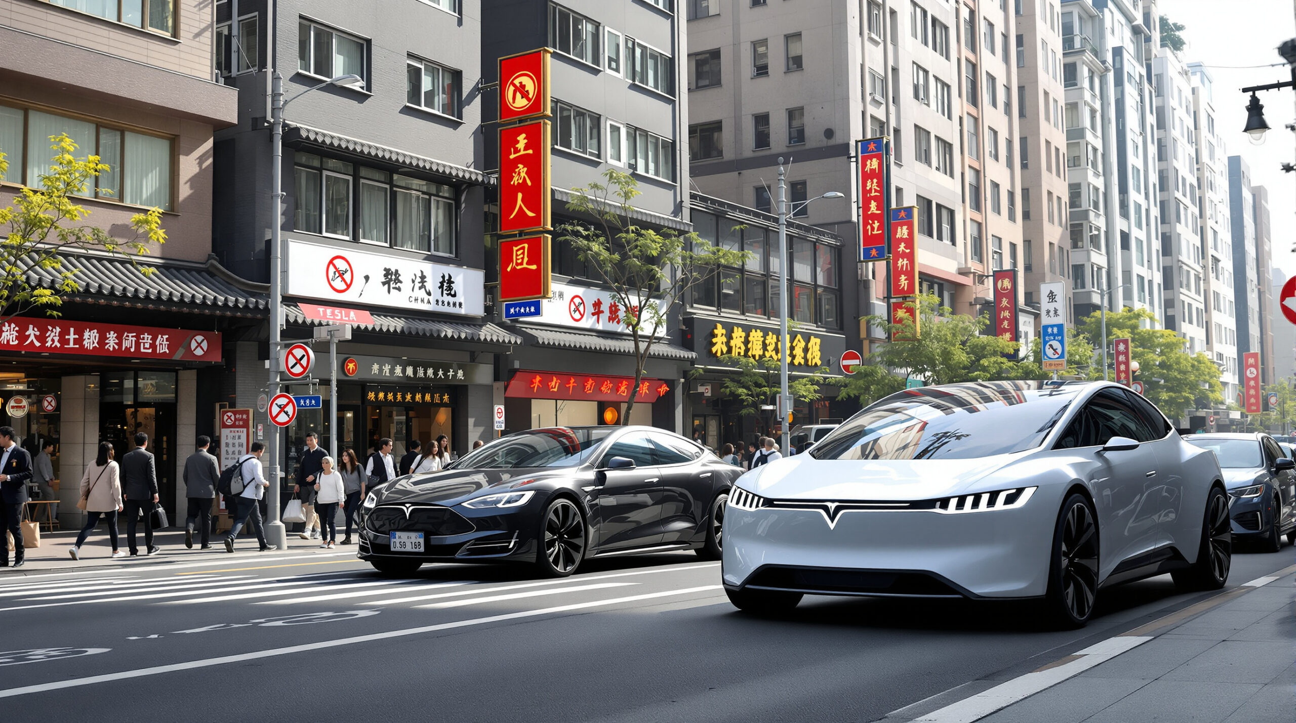 la chine interdit l'utilisation des poignées de porte escamotables à la manière de tesla, impactant les designs automobiles innovants et les fabricants du secteur.
