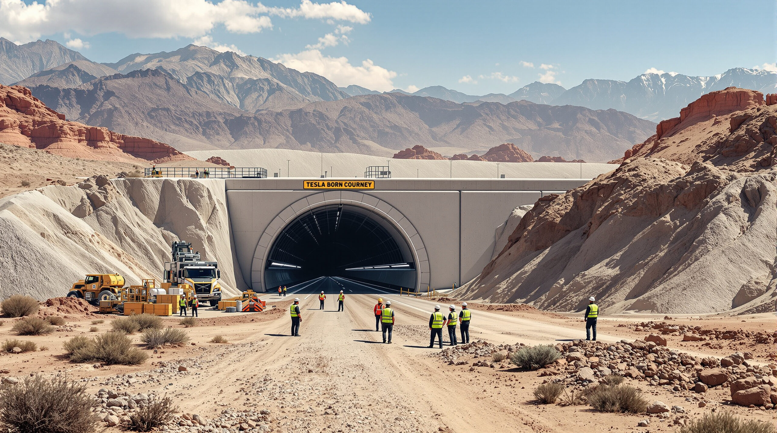 découvrez en exclusivité le projet innovant de la boring company d'elon musk, qui envisage la construction d'un tunnel connectant la gigafactory tesla près de reno pour révolutionner le transport et la logistique.