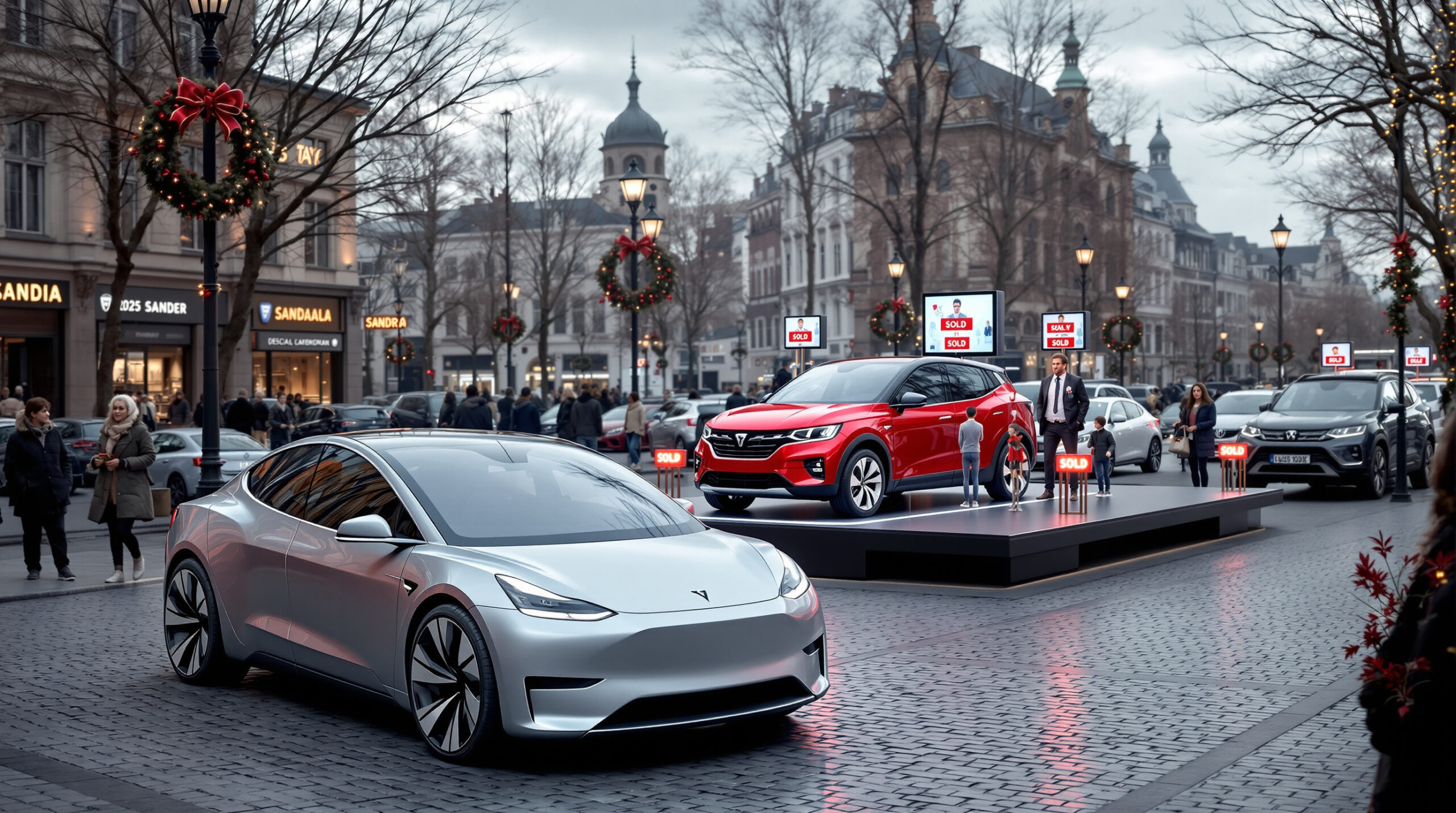 découvrez comment la tesla model y a marqué un décembre animé, tandis que la dacia sandero devient la voiture la plus vendue en europe en 2025.