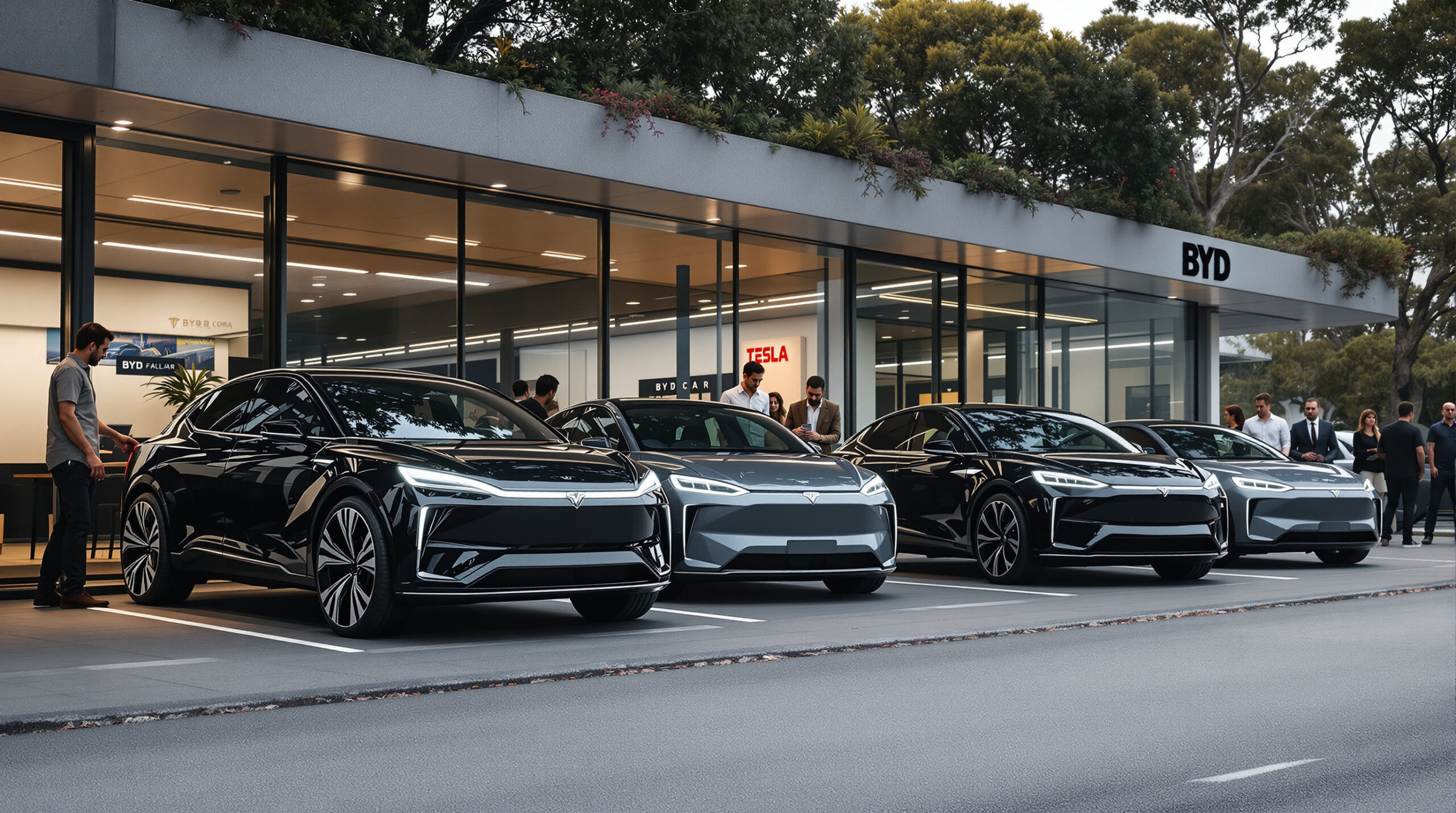 en janvier, byd dépasse tesla de dix fois en australie, confirmant la domination des véhicules électriques chinois sur le marché australien.