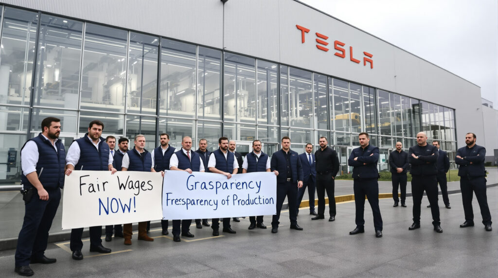 le conflit entre tesla giga berlin et le syndicat ig metall suscite une enquête approfondie sur les conditions de travail et les relations sociales au sein de l'usine.