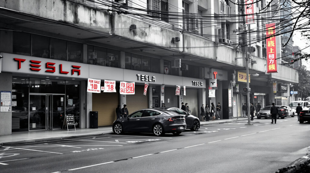 les ventes de tesla (tsla) en chine chutent de 45 %, enregistrant leur niveau le plus bas depuis plus de trois ans, impactant fortement le marché automobile chinois.