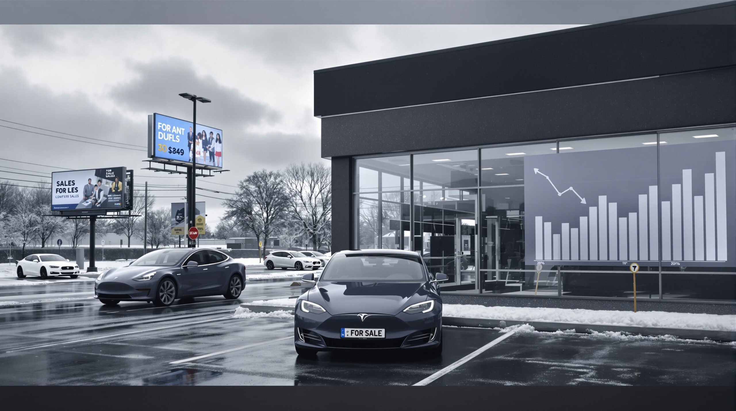 en janvier, les ventes de tesla aux états-unis ont connu une baisse pour le quatrième mois consécutif, marquant une tendance préoccupante pour le constructeur automobile.