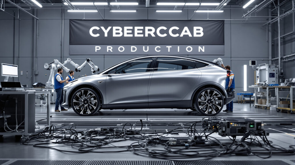 tesla démarre la production du cybercab malgré les avancées incomplètes de sa technologie de conduite autonome, annonçant une nouvelle étape dans la mobilité électrique.