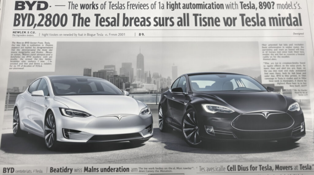 découvrez comment byd rivalise avec tesla en seulement 9 minutes, mettant à mal son dernier atout majeur dans la course à l'innovation électrique.