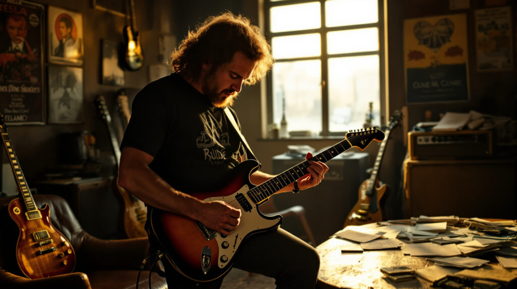 découvrez les souvenirs musicaux de dave rude, guitariste de tesla, et son parcours d'apprentissage de la guitare avant le st.