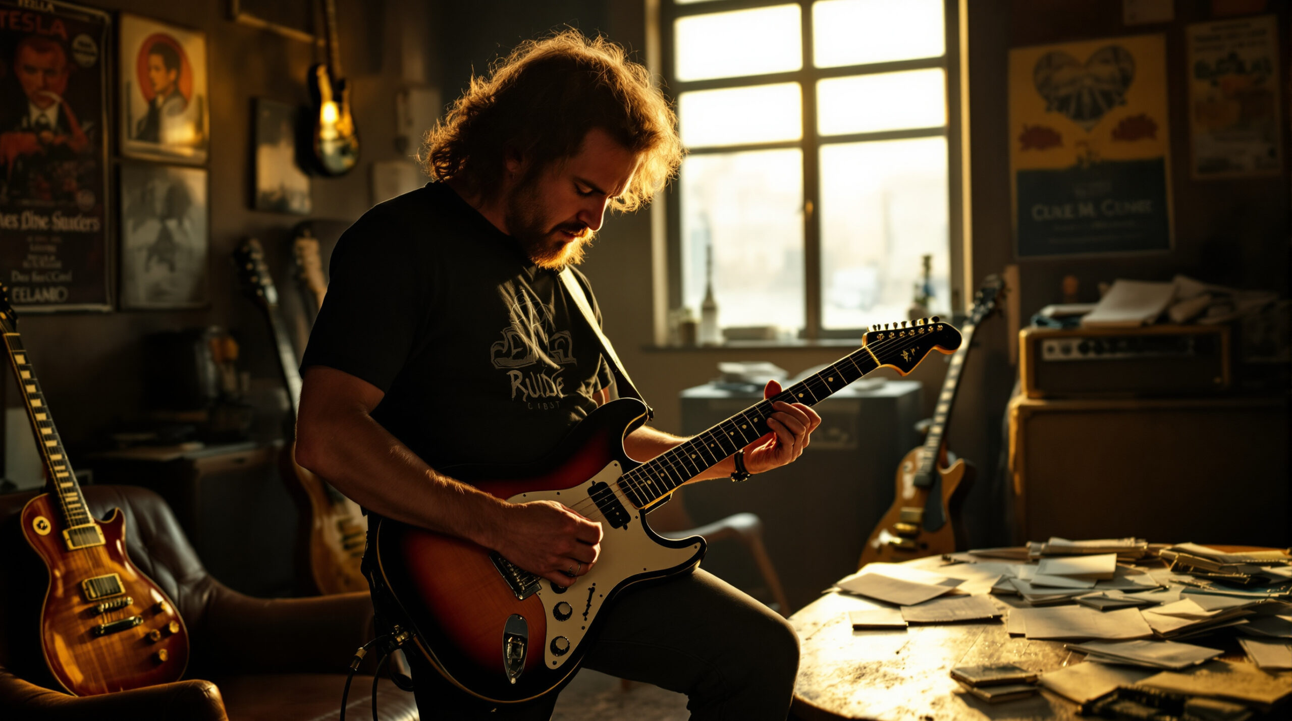 découvrez les souvenirs musicaux de dave rude, guitariste de tesla, et son parcours d'apprentissage de la guitare avant le st.
