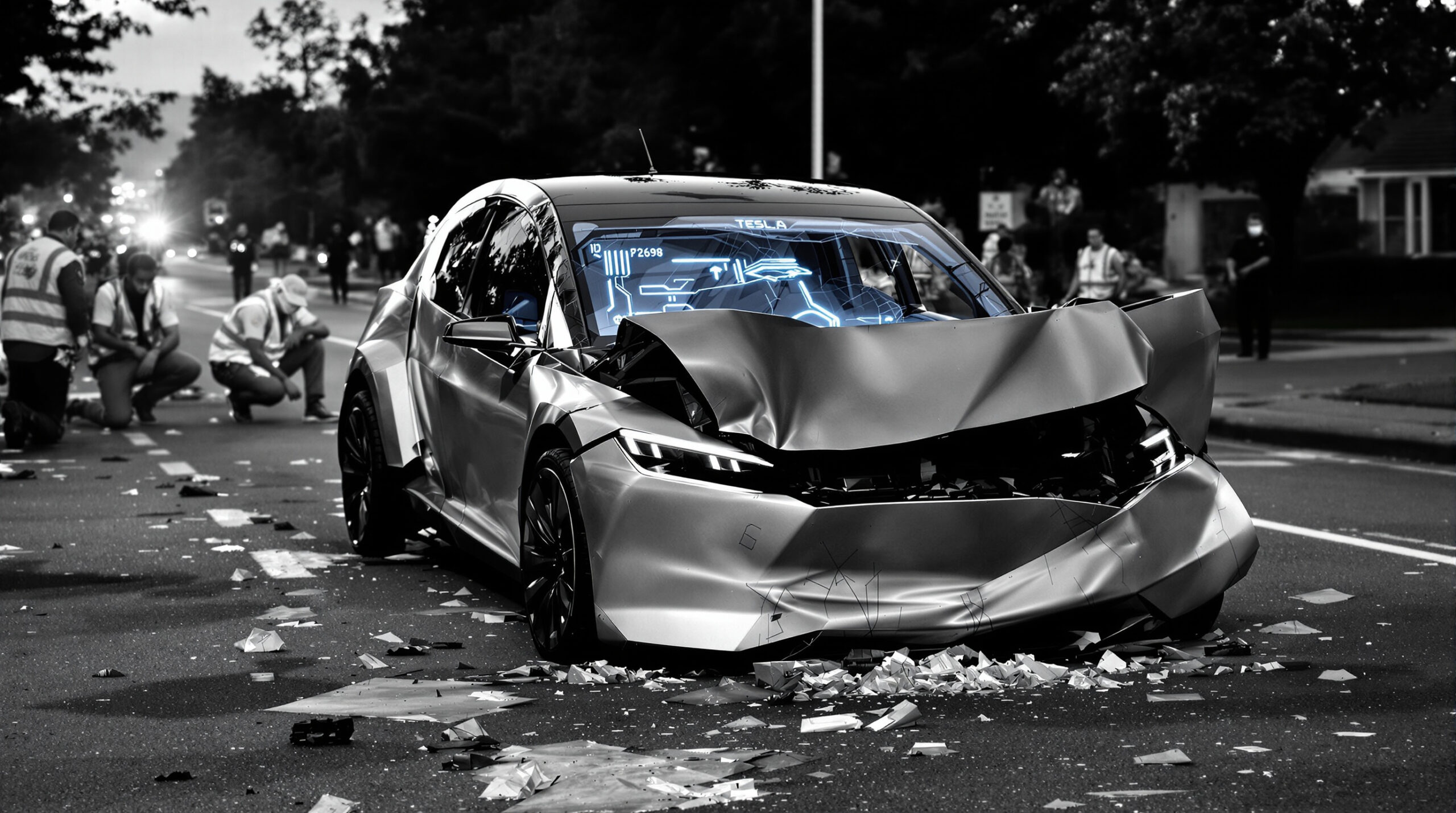 tesla affirme que le système de conduite autonome fsd était désactivé avant l'accident du cybertruck, mais une vidéo montre des preuves contradictoires, suscitant des questions sur la fiabilité du système.