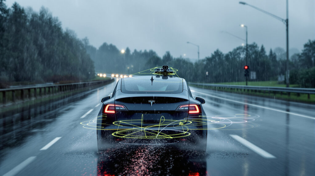 tesla fait face à de nouvelles questions concernant la performance et la sécurité de ses véhicules en mode pilotage automatique dans des conditions difficiles.