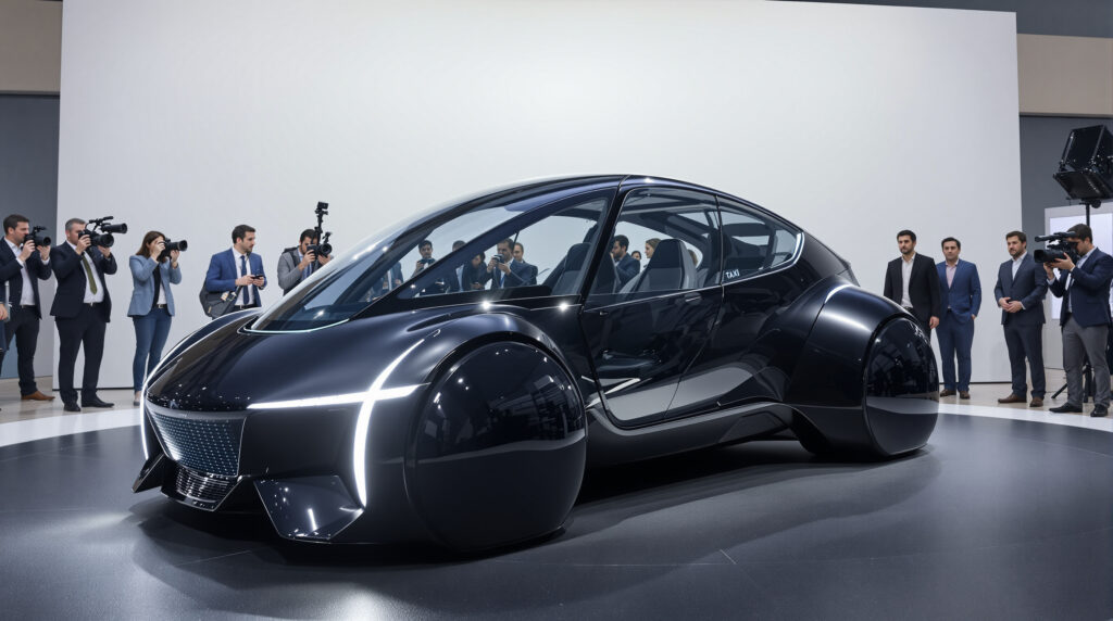 découvrez le nouveau robotaxi innovant à deux places, sans volant ni pédales, présenté par un concurrent de tesla, qui révolutionne le transport autonome.