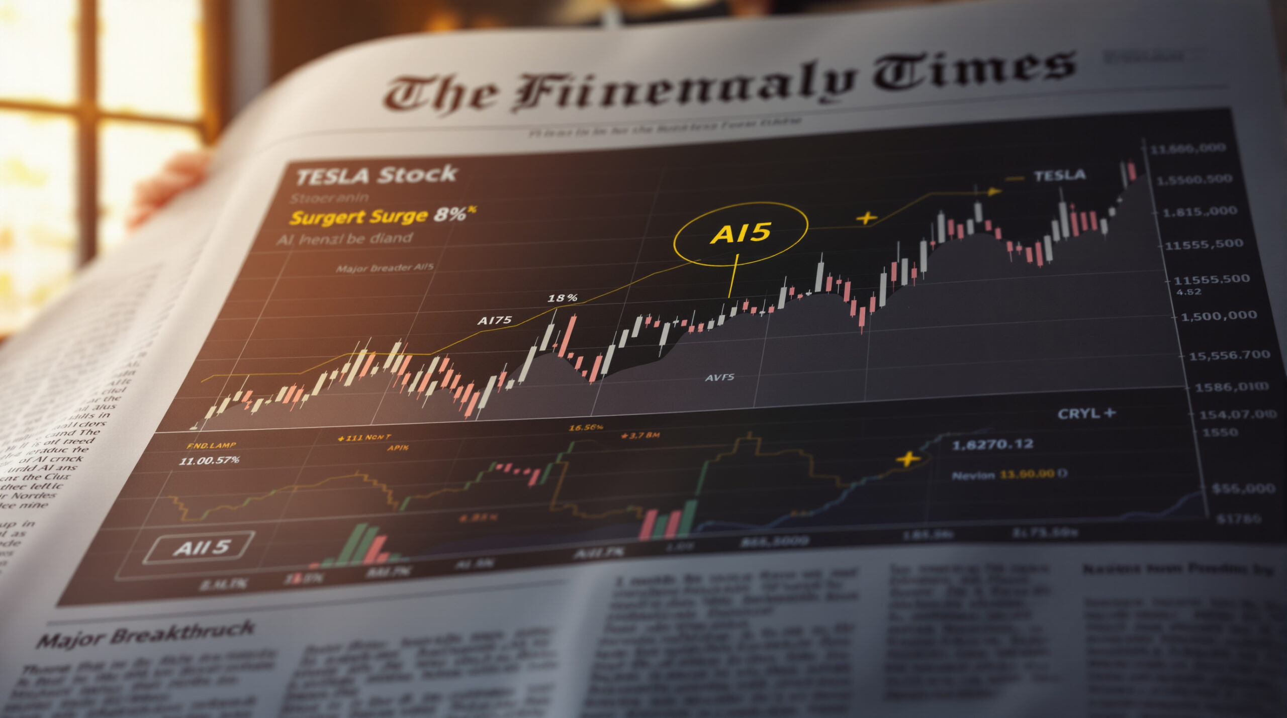 découvrez comment tesla a pris 8% grâce à une avancée majeure de l'ai5 et une recommandation d'analyste exceptionnelle qui fait taire les sceptiques.