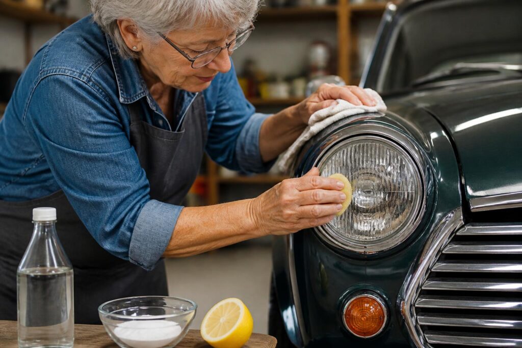 découvrez les secrets de grand-mère pour rendre vos phares de voiture éclatants et améliorer votre visibilité en toute simplicité.