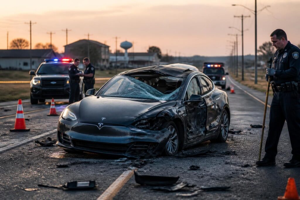 découvrez les détails de l'accident mortel de tesla au texas et les enjeux d'un affrontement juridique majeur à venir.