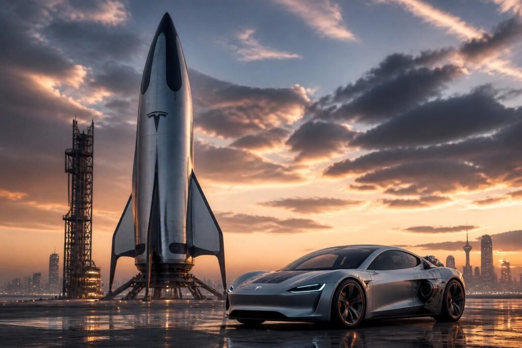 découvrez comment la fusion entre spacex et tesla pourrait créer un géant économique de 5 000 milliards de dollars, révolutionnant l'industrie technologique et spatiale.