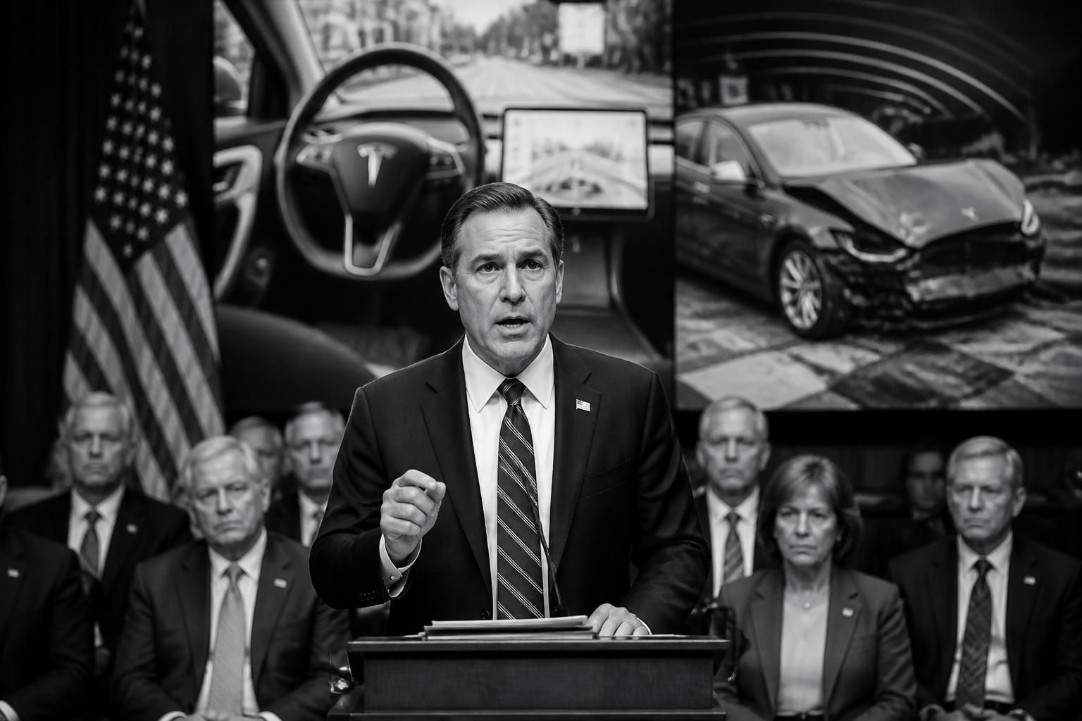 le sénateur blumenthal demande que tesla soit tenu responsable suite à un accident présumé impliquant la conduite autonome, soulevant des questions sur la sécurité des véhicules autonomes.