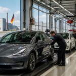 tesla booste sa production en allemagne de 20 % suite à un trimestre exceptionnel, renforçant sa position sur le marché européen de la voiture électrique.