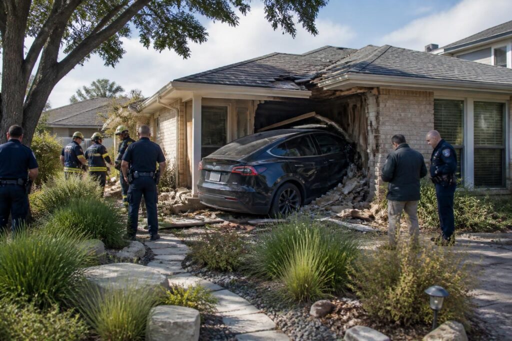 une femme du texas est décédée après que sa tesla en mode autonome aurait percuté sa maison, soulevant des questions sur la sécurité des véhicules autonomes.