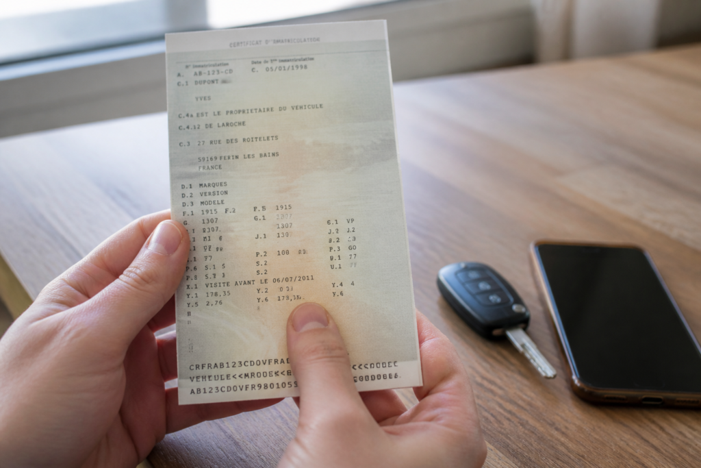 Numéro de formule carte grise : où le trouver et à quoi il sert ?