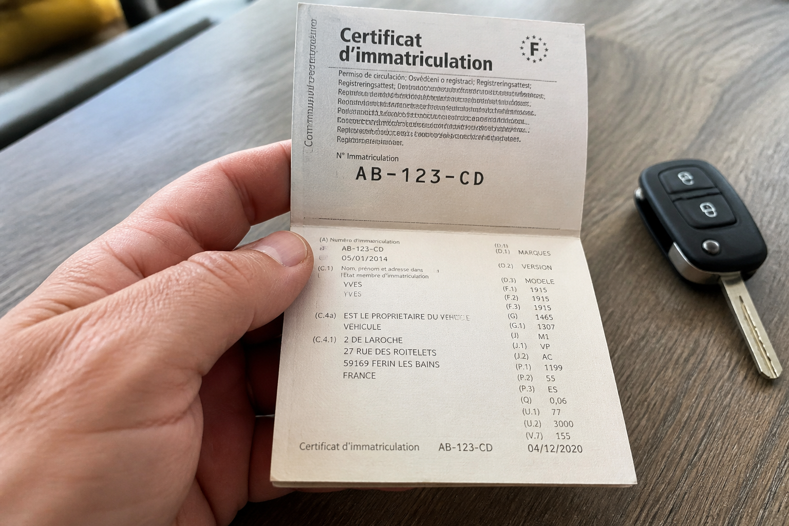 Numéro de formule carte grise : où le trouver et à quoi il sert ?