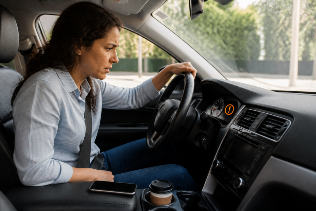 Voyant orange : que faire quand un point dexclamation sallume ?