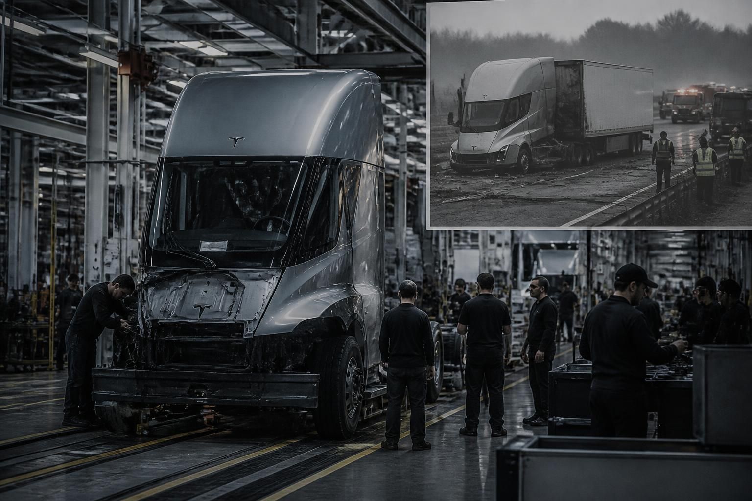 le début de production du tesla semi est entaché par une enquête suite à un accident mortel, soulevant des questions sur la sécurité du véhicule électrique.